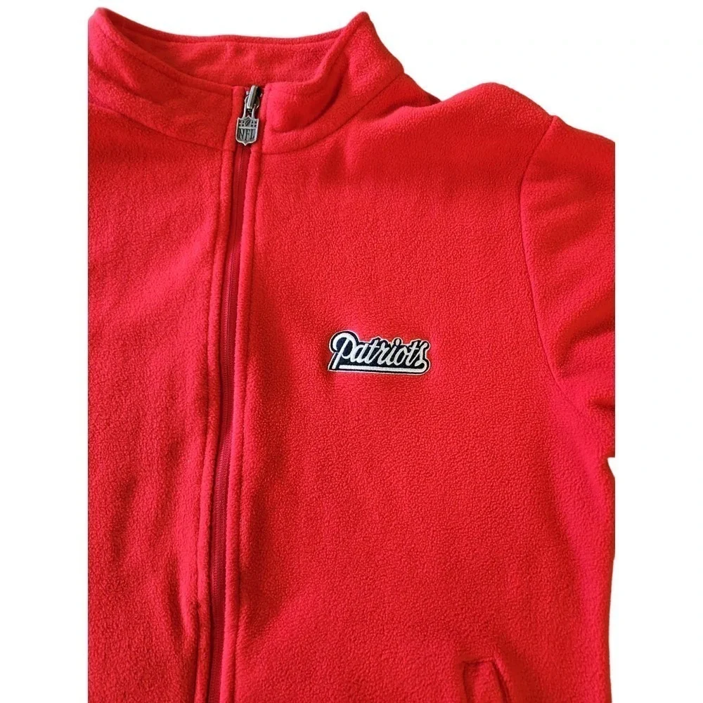 NFL Pro Line Unisex New‎ England Patriots Zipper Fleece Sz Large